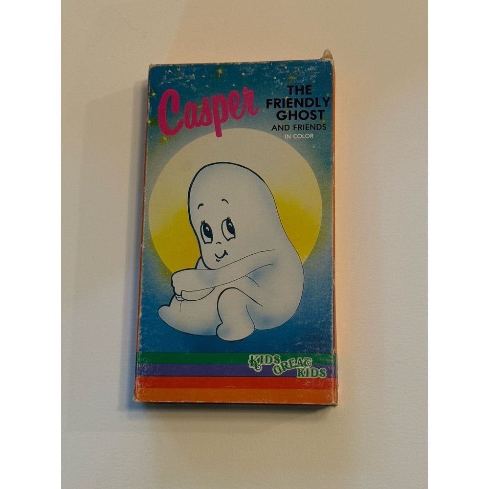 VTG 1987 Casper Friendly Ghost And Friends VHS Video Tape In Color Cartoons